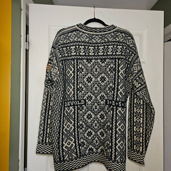 Devold of Norway 1853 Vintage 100% Wool Nordic Sweater (S) - Picture 10 of 16